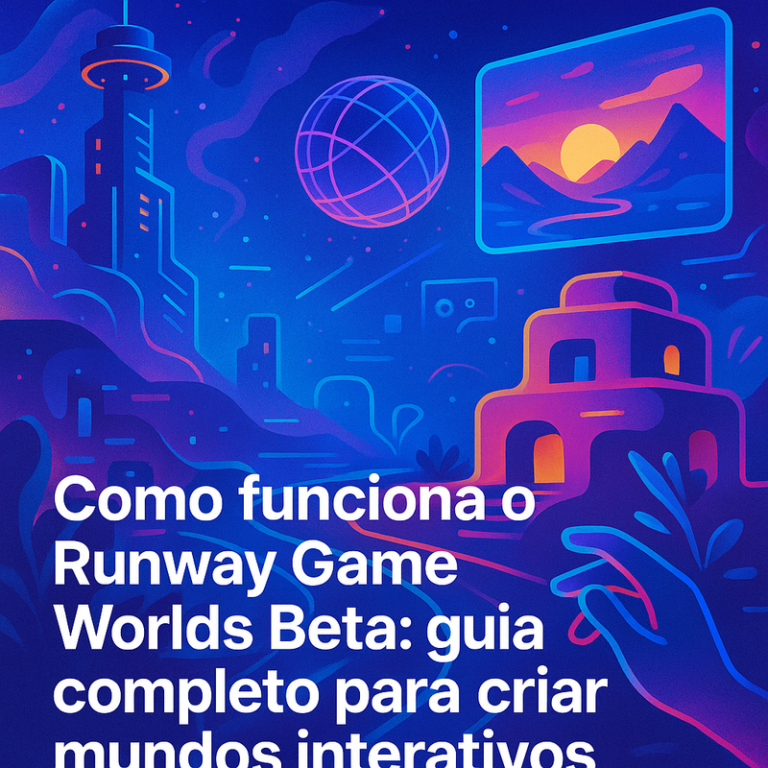 Como funciona o Runway Game Worlds Beta: guia completo para criar mundos interativos com IA
