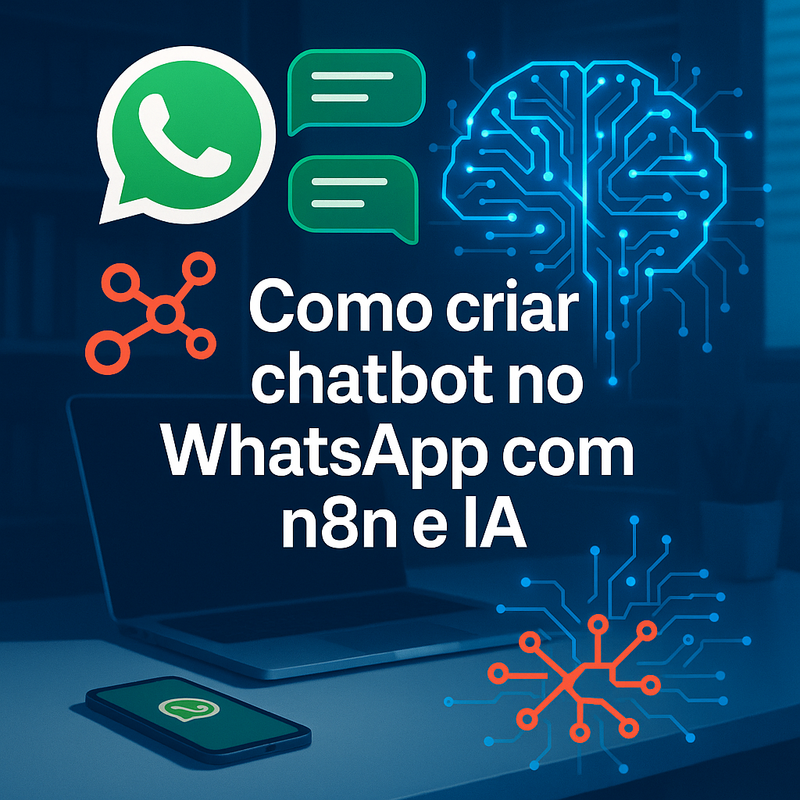 Uma imagem sobre Como criar chatbot no WhatsApp com n8n e IA