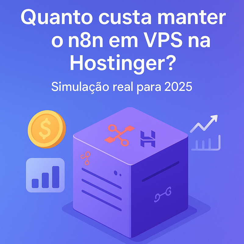 Uma imagem sobre Quanto custa manter o n8n em VPS na Hostinger?