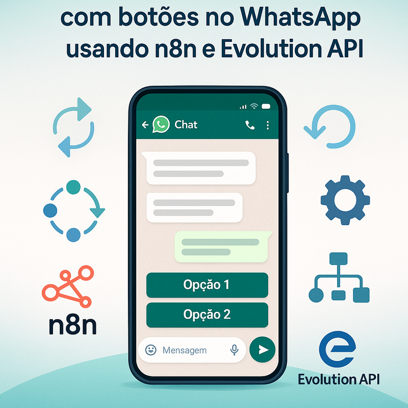 Uma imagem sobre Enviar mensagens com botões WhatsApp n8n e Evolution API