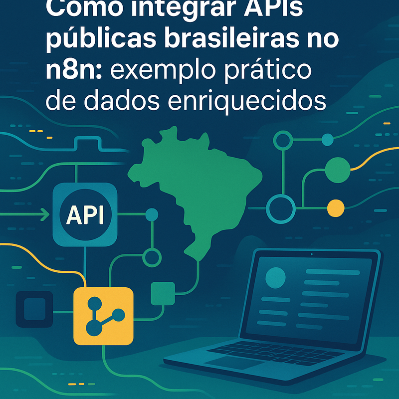 Uma imagem sobre Como integrar APIs públicas brasileiras no n8n: Exemplo