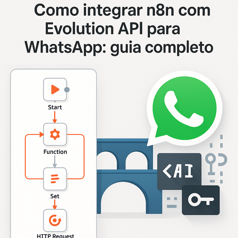 Uma imagem sobre Como integrar n8n com Evolution API para WhatsApp