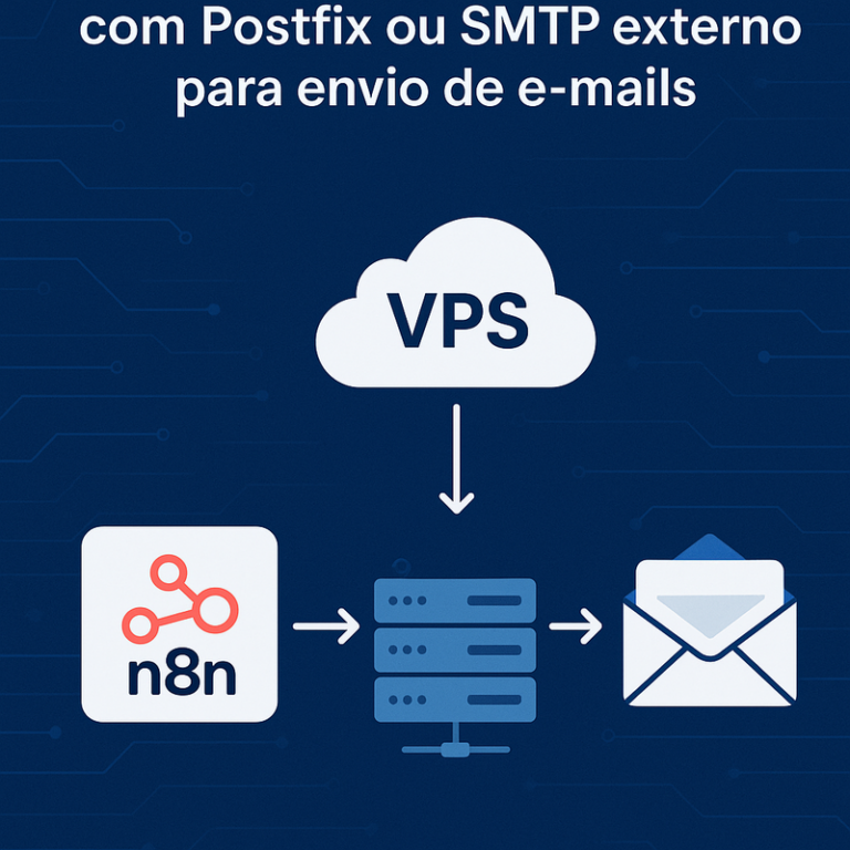 Como integrar n8n no VPS com Postfix ou SMTP externo para envio de e-mails