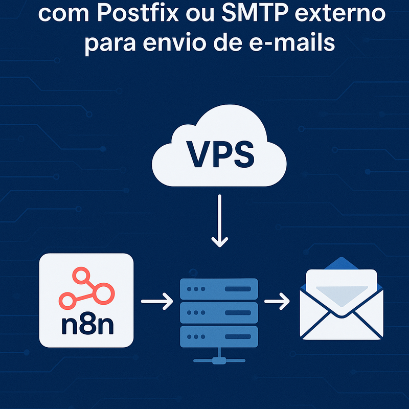 Uma imagem sobre Integrar n8n no VPS com Postfix ou SMTP externo