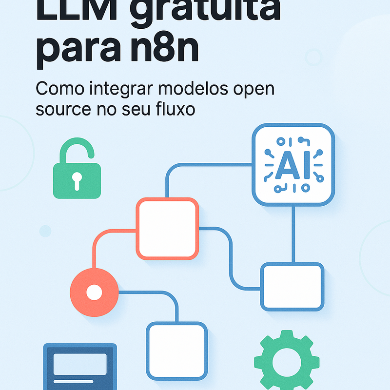 Uma imagem sobre LLM gratuita para n8n: integração de IA open source