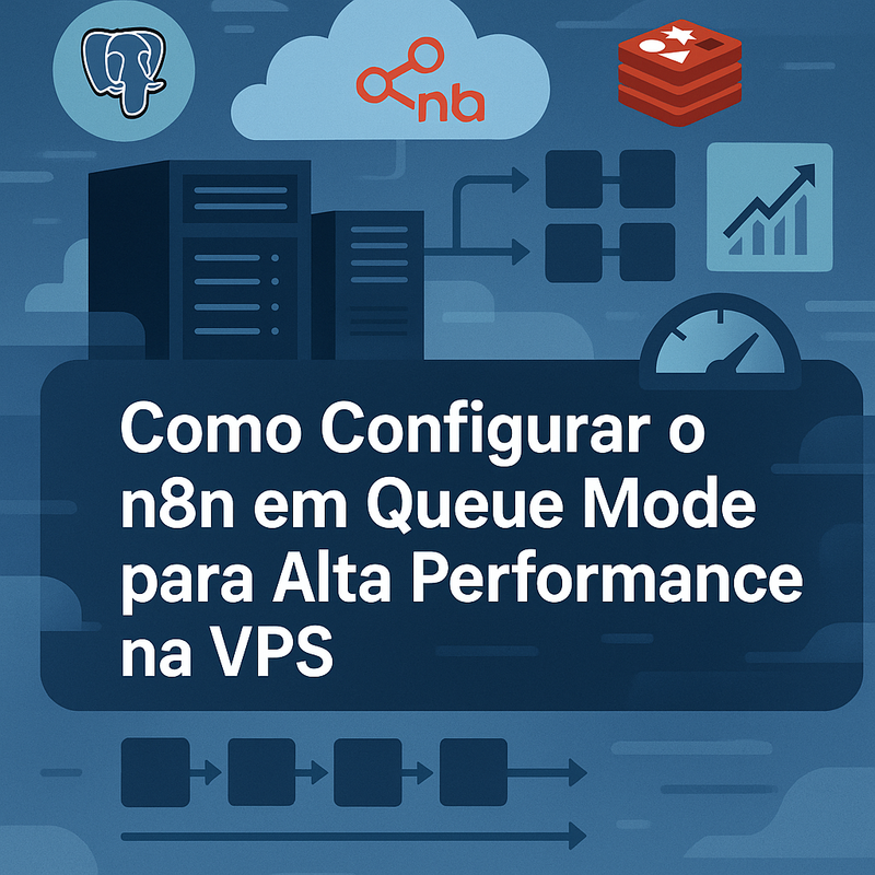 Uma imagem sobre n8n queue mode: Alta performance VPS com Redis e Postgres