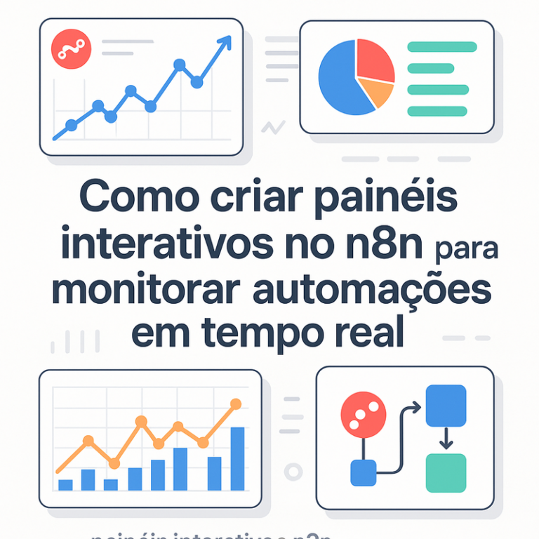 Como criar painéis interativos no n8n para monitorar automações em tempo real