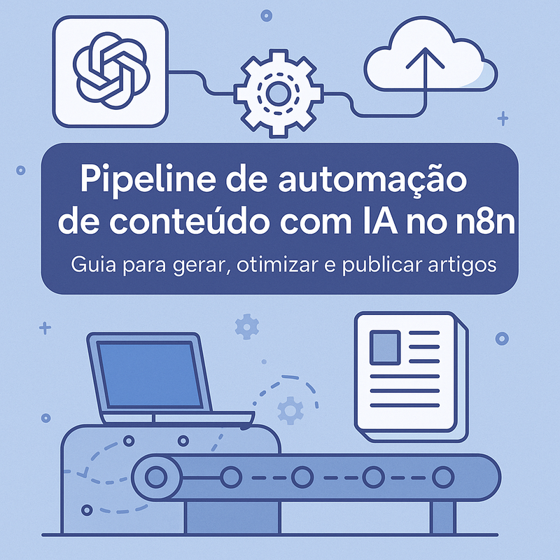 Uma imagem sobre Pipeline de automação de conteúdo com IA no n8n