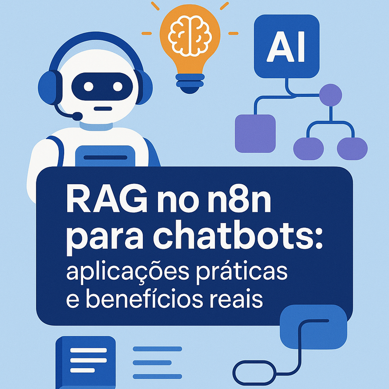 Uma imagem sobre RAG no n8n para chatbots: aplicações práticas