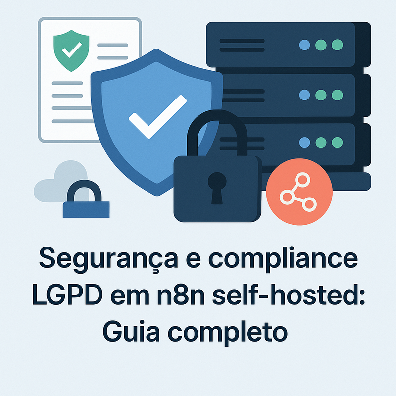 Uma imagem sobre Segurança e compliance LGPD em n8n self-hosted