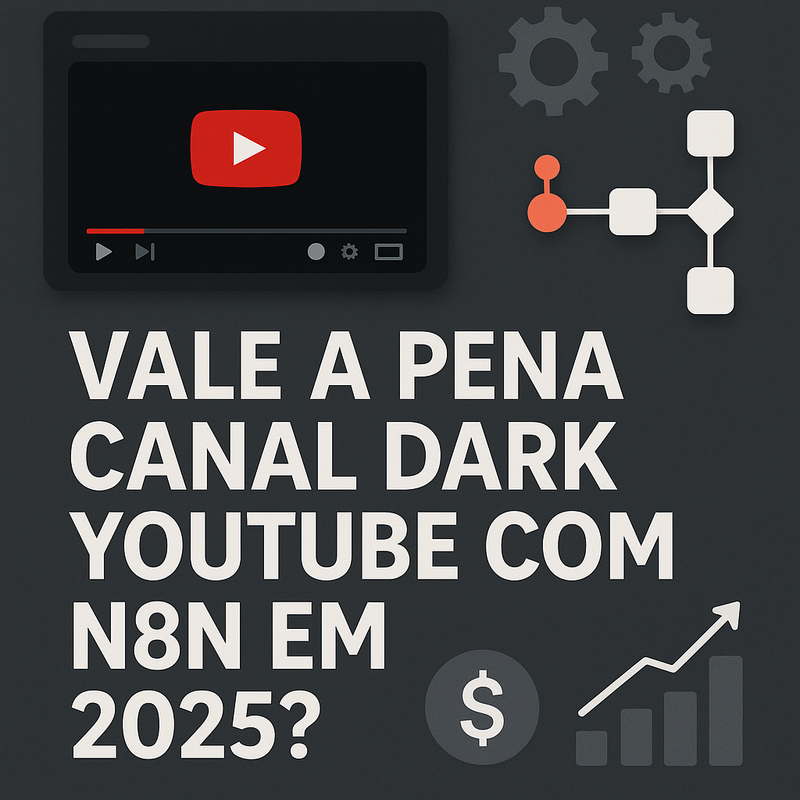 Uma imagem sobre Vale a pena canal dark YouTube com n8n em 2025?
