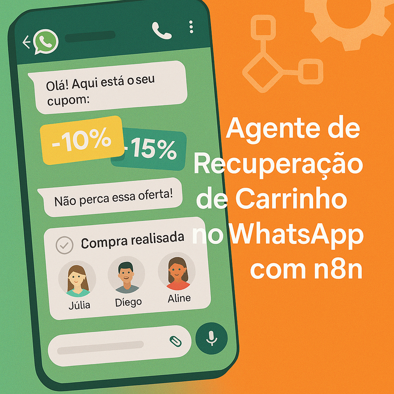 Uma imagem sobre Agente de Recuperação de Carrinho no WhatsApp com n8n
