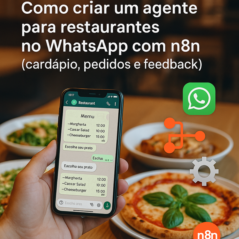 Uma imagem sobre Agente para restaurantes no WhatsApp com n8n