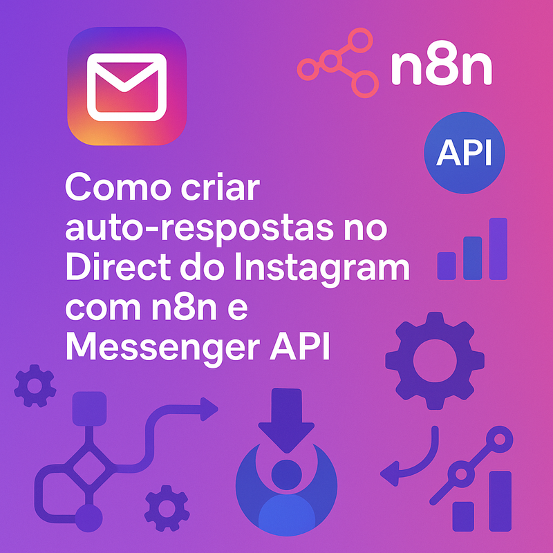 Uma imagem sobre Auto-respostas no Instagram com n8n e Messenger API