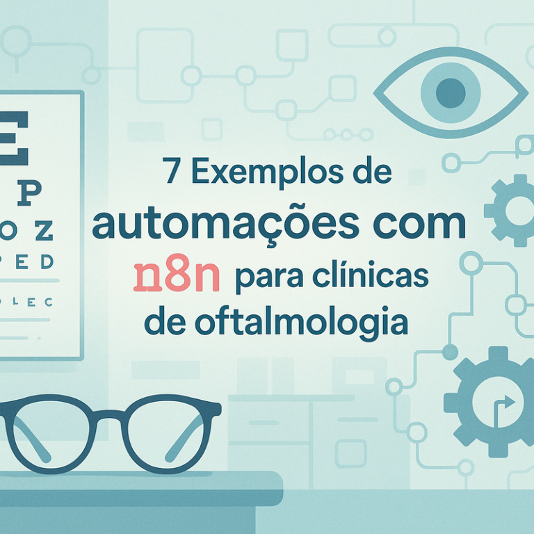 7 Exemplos de automações com n8n para clínicas de oftalmologia