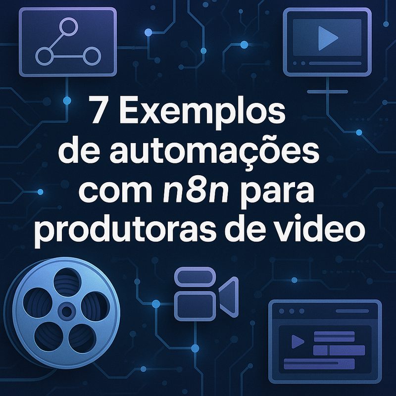 Uma imagem sobre 7 automações com n8n para produtoras de vídeo