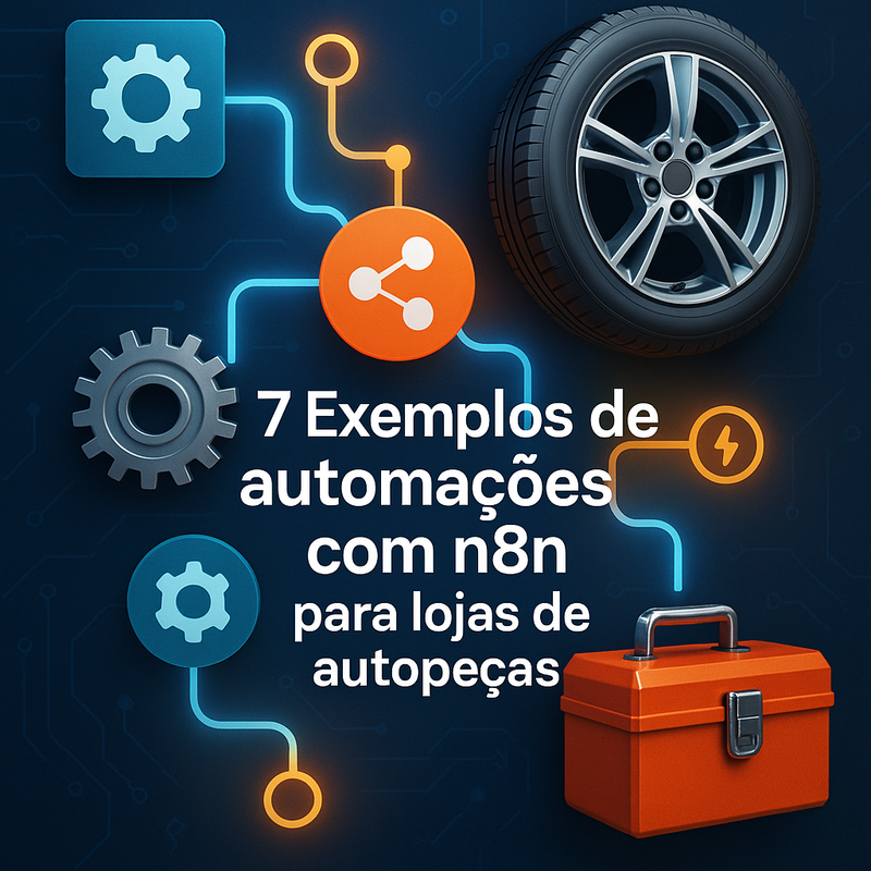 Uma imagem sobre 7 automações com n8n para lojas de autopeças
