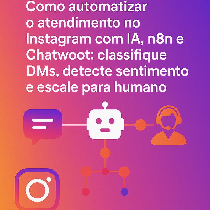 Uma imagem sobre Automatizar atendimento Instagram com IA n8n Chatwoot