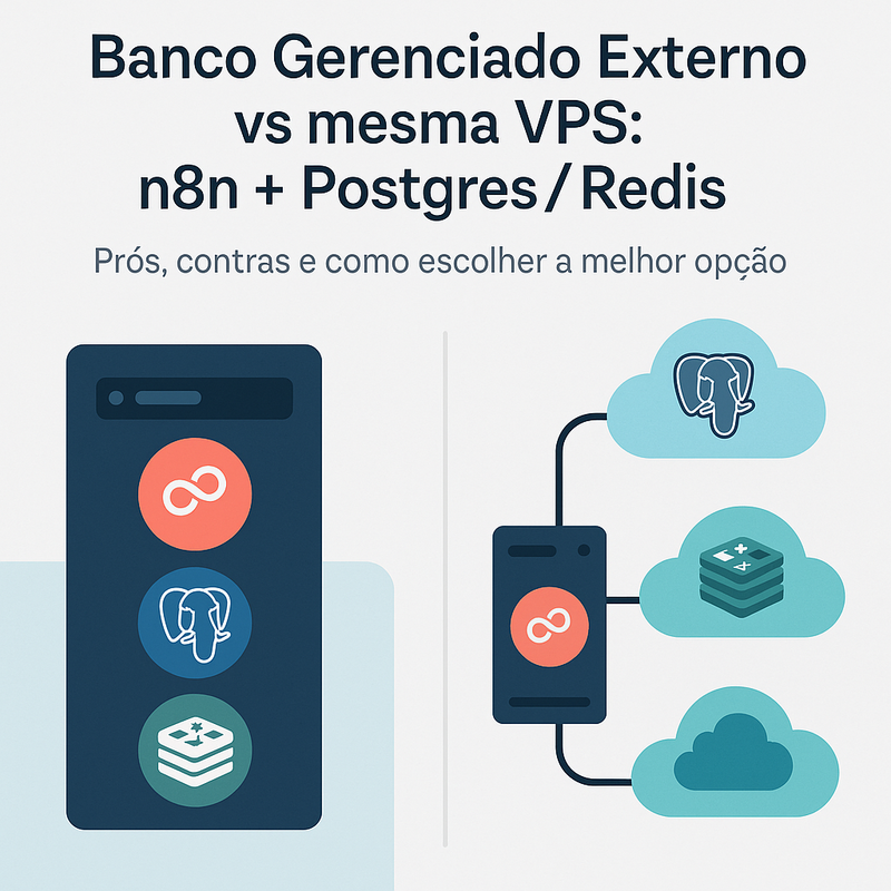 Uma imagem sobre Banco gerenciado vs VPS n8n Postgres Redis: prós e contras