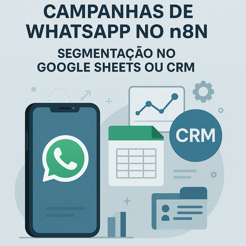 Como criar campanhas de WhatsApp no n8n com segmentação em Google Sheets ou CRM