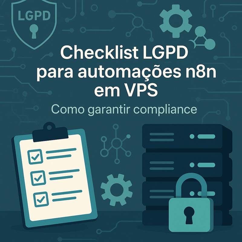 Uma imagem sobre Checklist LGPD para automações n8n em VPS