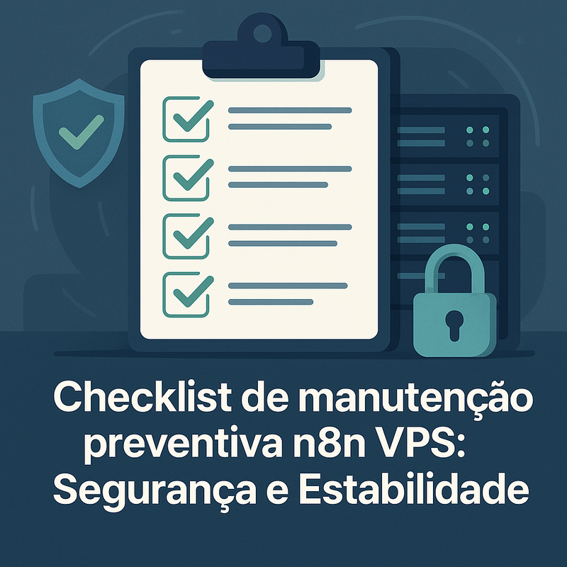 Uma imagem sobre Checklist de manutenção preventiva n8n VPS seguro