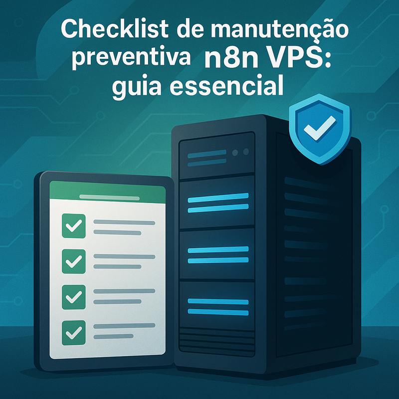 Uma imagem sobre Checklist de manutenção preventiva n8n VPS 2025