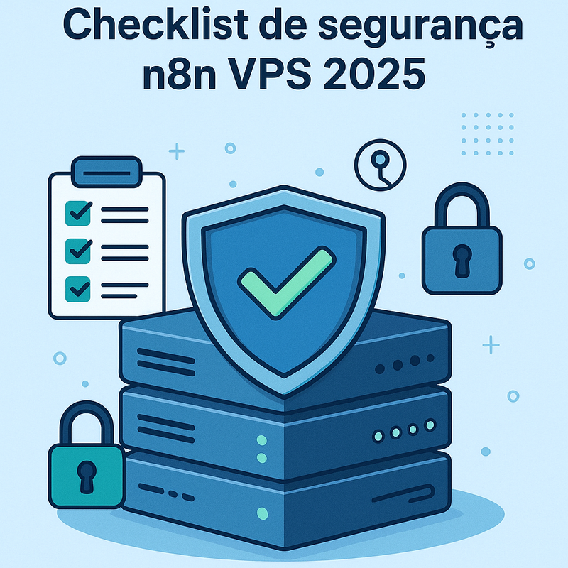 Uma imagem sobre Checklist de segurança n8n VPS 2025 protegido
