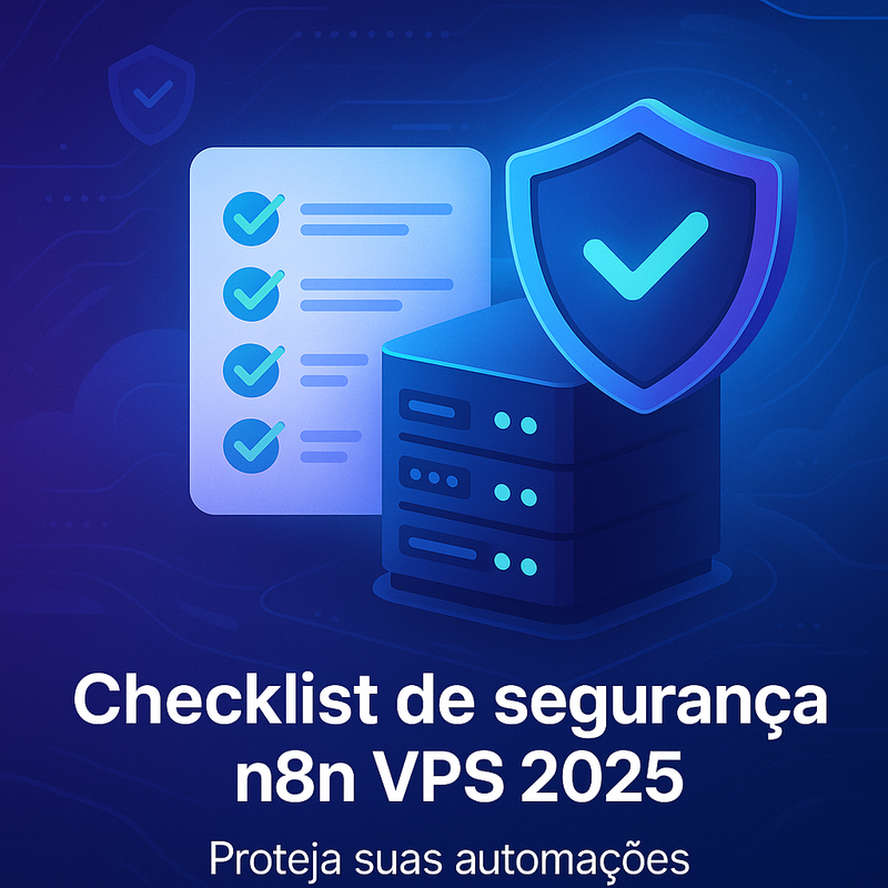 Uma imagem sobre Checklist de segurança n8n VPS 2025 para automações