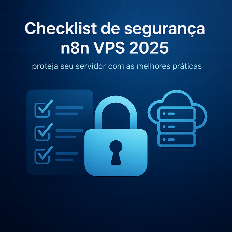 Uma imagem sobre Checklist de segurança n8n VPS 2025 completo