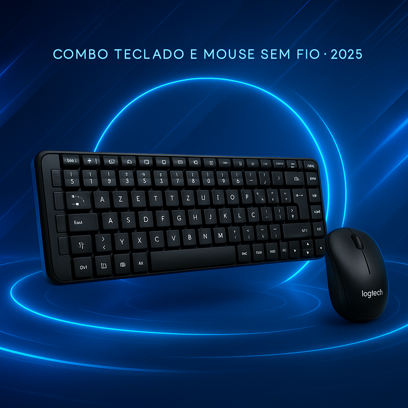 Uma imagem sobre Combo teclado e mouse sem fio custo-benefício 2025