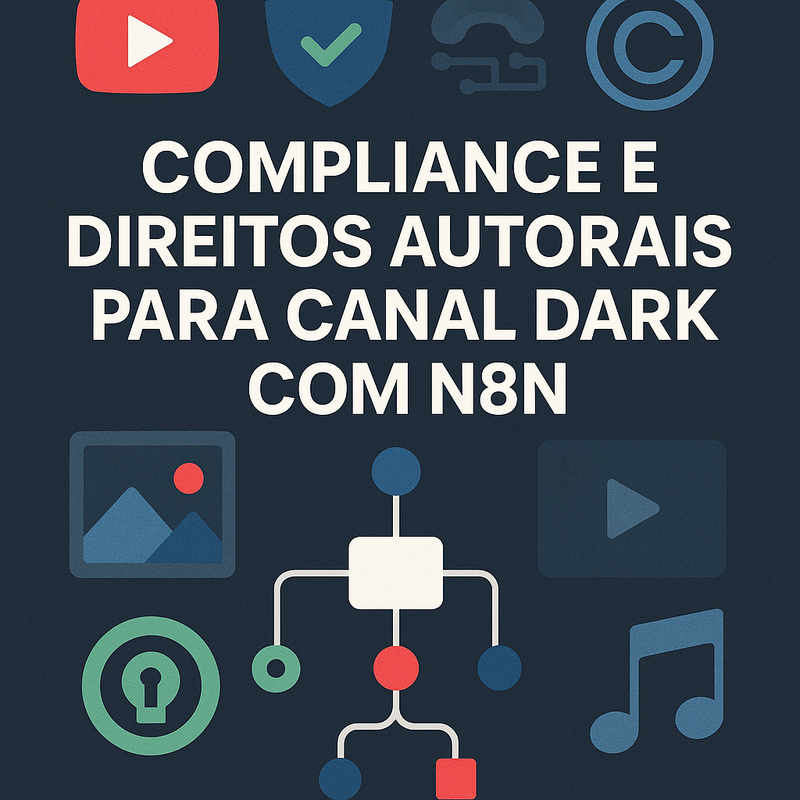 Uma imagem sobre Compliance e direitos autorais para Canal Dark com n8n