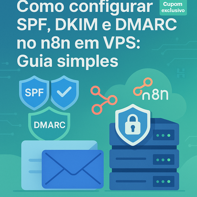 Uma imagem sobre Configurar SPF DKIM DMARC n8n VPS: Guia simples