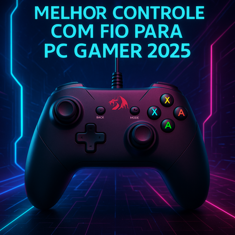 O Controle com Fio para Computador Ideal para Gamers em 2026