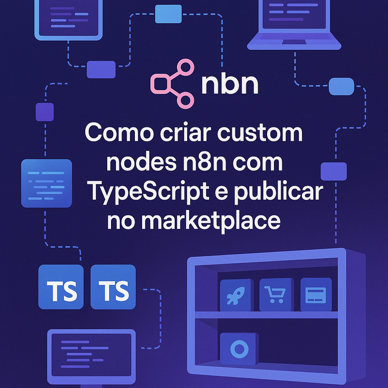 Uma imagem sobre Como criar custom nodes n8n com TypeScript e publicar