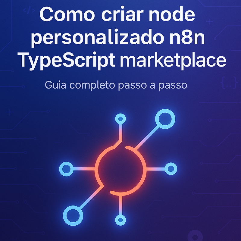 Uma imagem sobre Como criar node personalizado n8n TypeScript marketplace