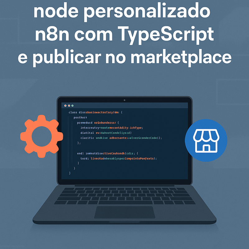 Uma imagem sobre Como criar node personalizado n8n TypeScript marketplace