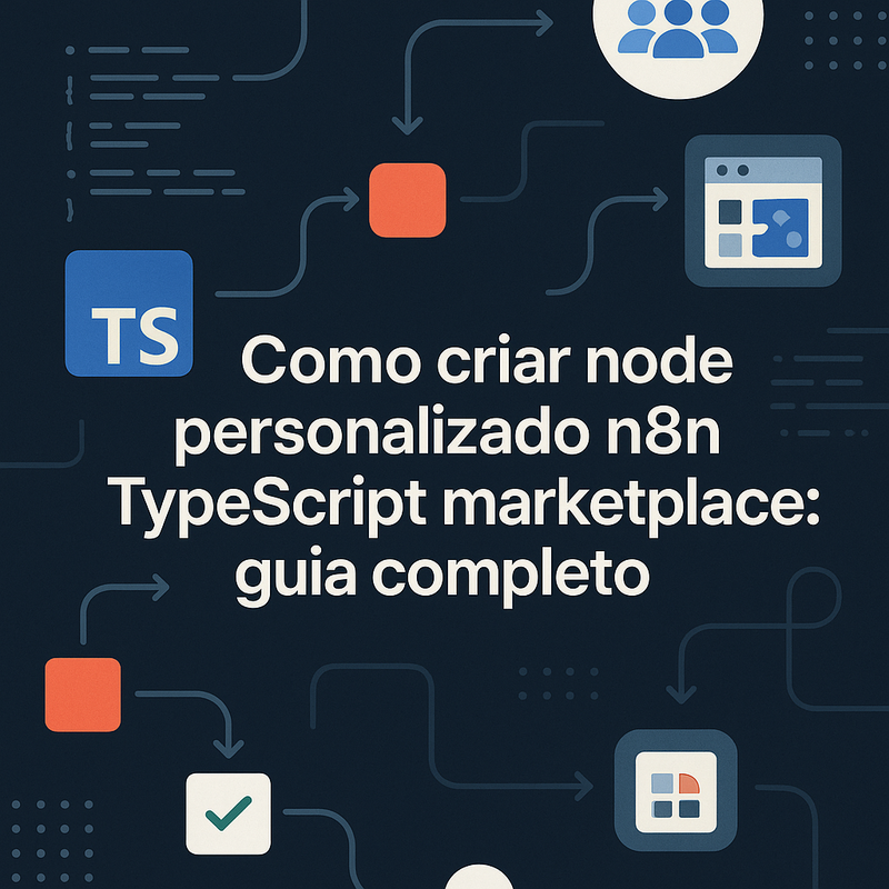 Como criar node personalizado n8n TypeScript marketplace: guia completo