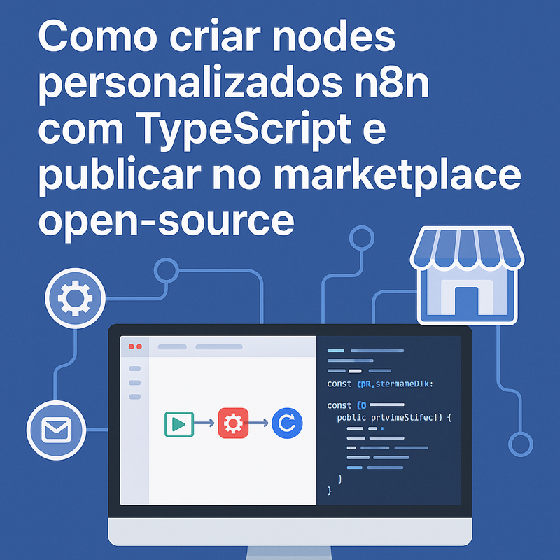 Uma imagem sobre Como criar nodes personalizados n8n com TypeScript
