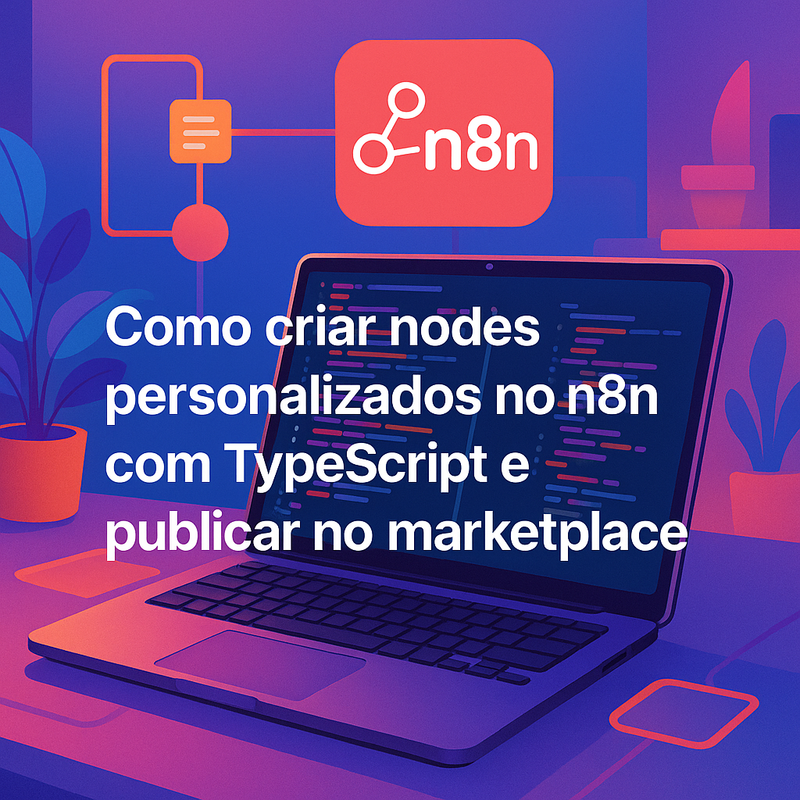 Uma imagem sobre Como criar nodes personalizados no n8n com TypeScript