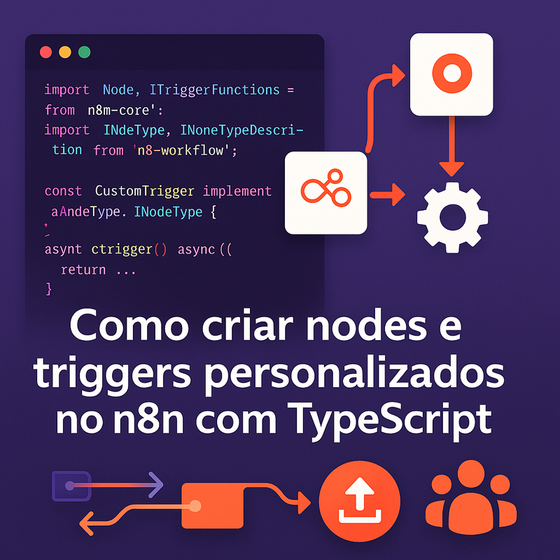 Como criar nodes e triggers personalizados no n8n com TypeScript e publicar no marketplace open-source