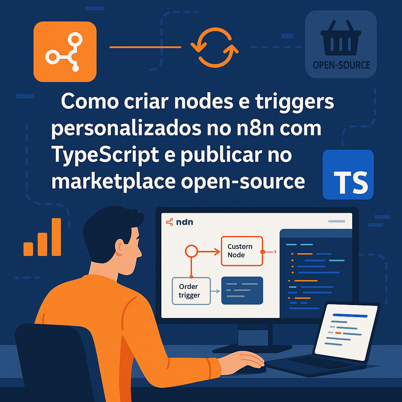 Uma imagem sobre Como criar nodes e triggers personalizados no n8n