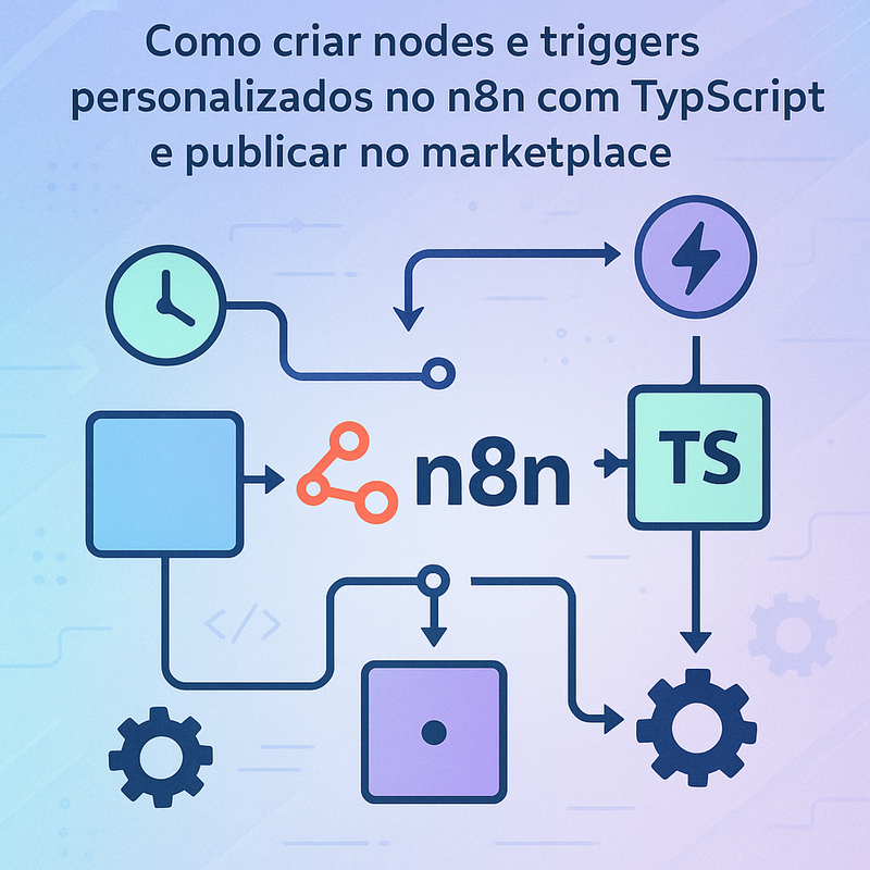 Uma imagem sobre Como criar nodes e triggers personalizados n8n TypeScript