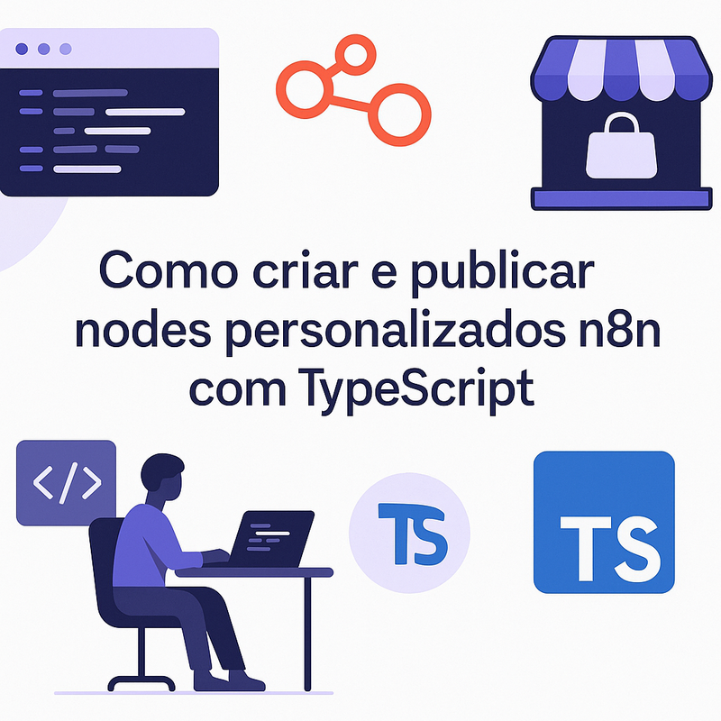 Uma imagem sobre Como criar e publicar nodes personalizados n8n com TypeScript