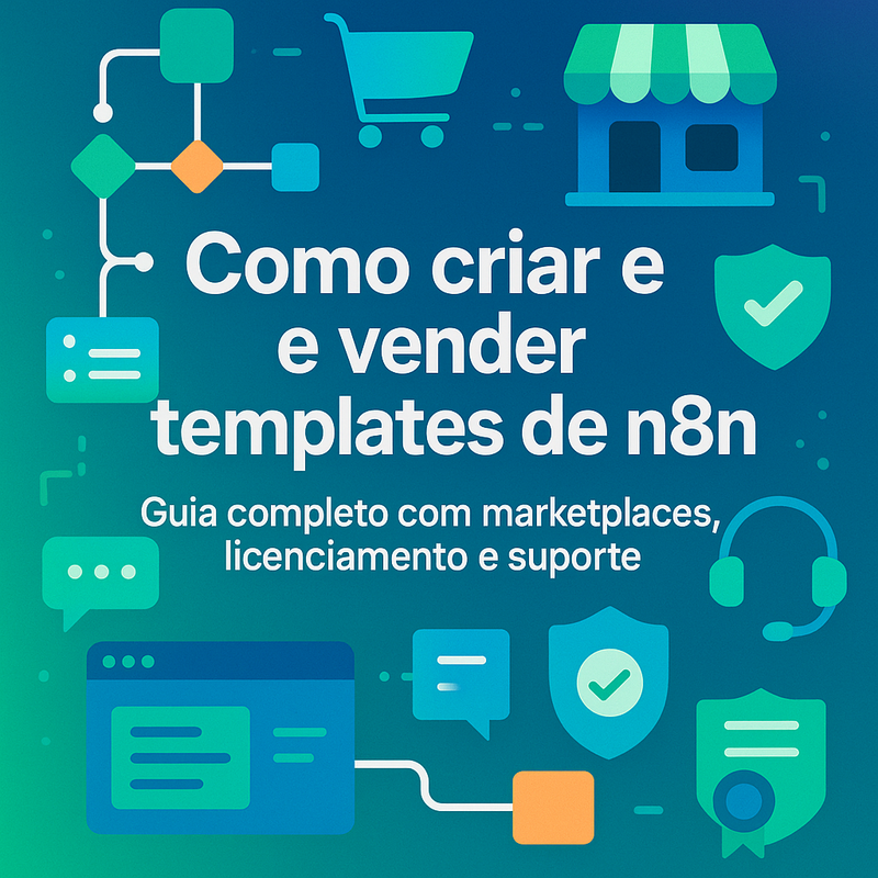 Uma imagem sobre Como criar e vender templates de n8n: guia completo