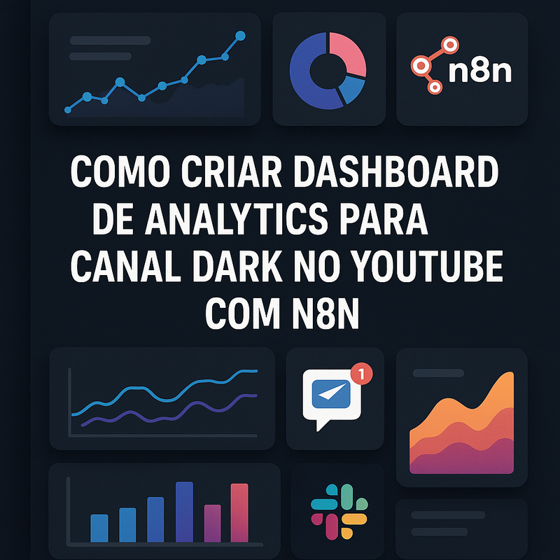 Uma imagem sobre Dashboard de analytics para canal dark no YouTube com n8n