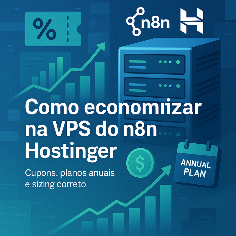 Uma imagem sobre Como economizar na VPS do n8n Hostinger com cupons