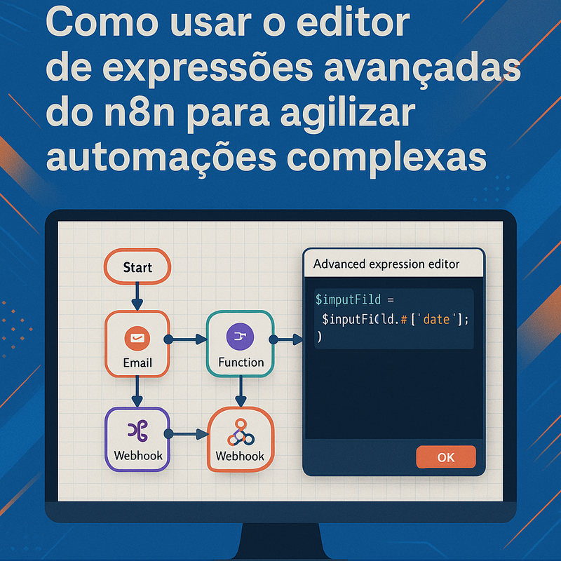 Uma imagem sobre Como usar editor de expressões avançadas n8n