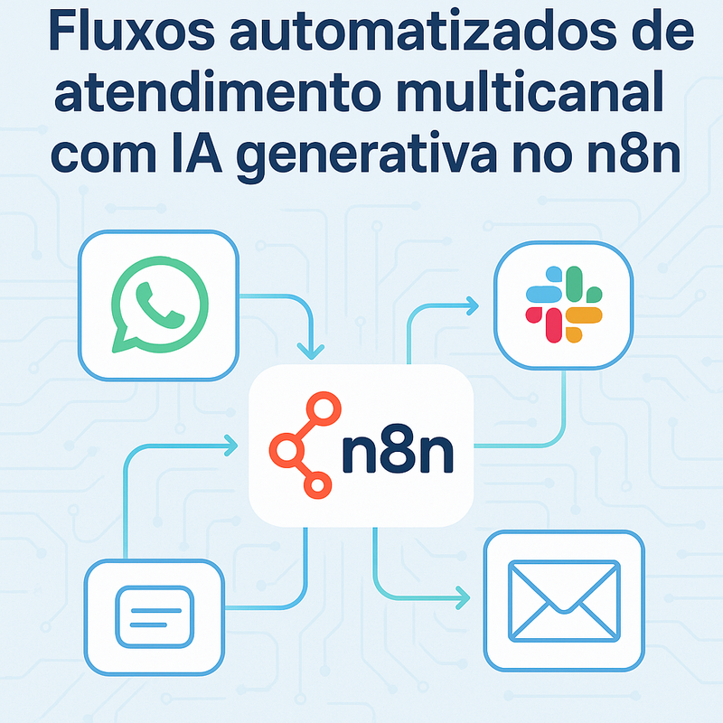 Uma imagem sobre Fluxos automatizados multicanal com IA no n8n
