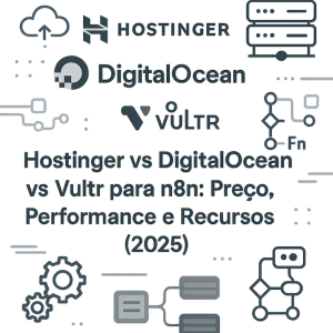 Hostinger vs DigitalOcean vs Vultr para n8n: Preço, Performance e Recursos (2026)